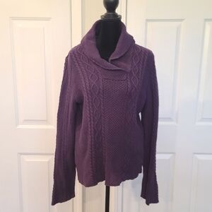 JEANNE Pierre Purple sweater size 3